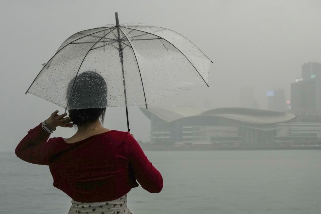 Grey clouds over Victoria Harbour in April. Photo: Karma Lo