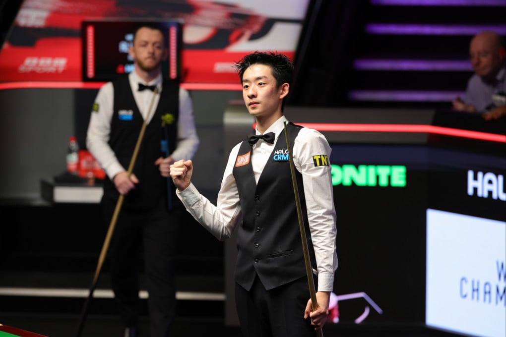 Wu Yize is only the third Chinese player to reach the final after Ding Junhui and Zhao Xintong. Photo: Xinhua