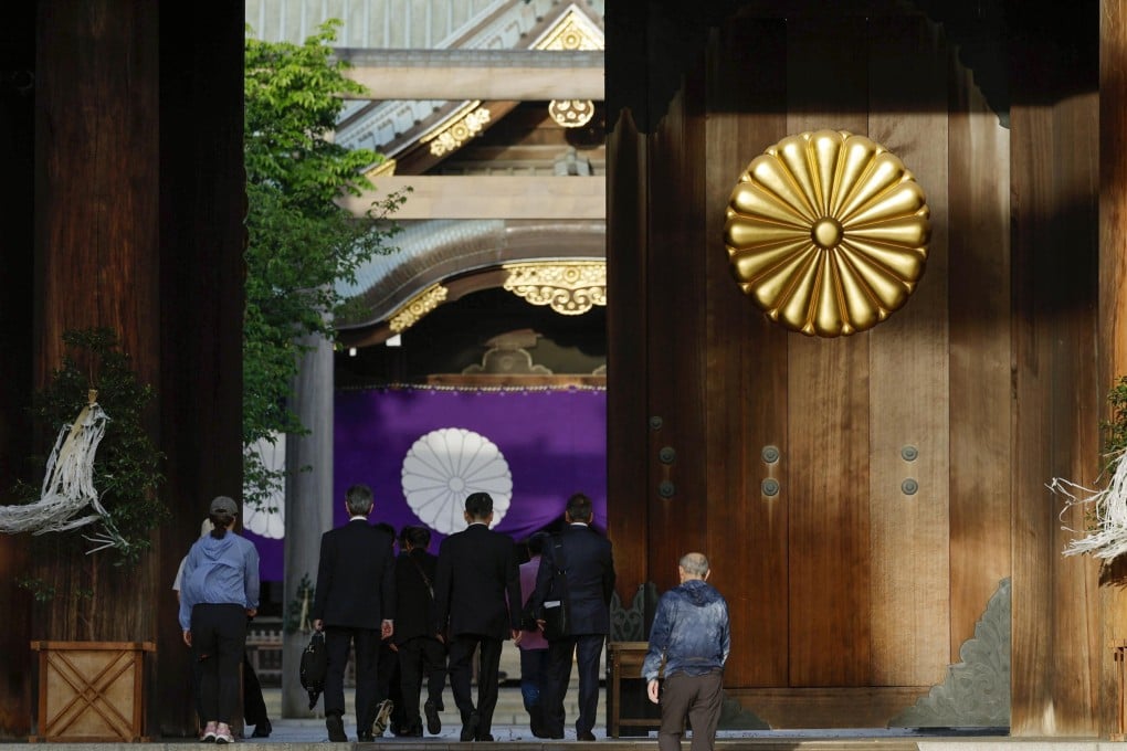 People visit Yasukuni Shrine during the spring festival in Tokyo, on April 21, 2026. Photo: AP