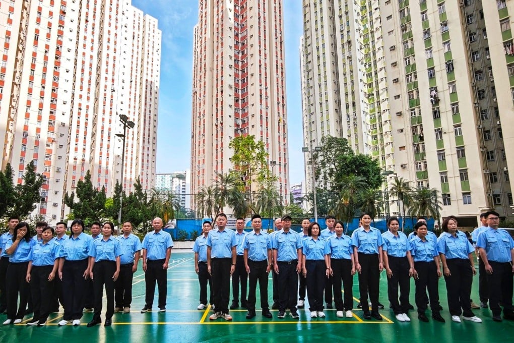 The owners’ corporation of Richland Gardens in Kowloon Bay came under fire after announcing that 31 guards from mainland China would be hired through a government labour scheme. Photo: Handout