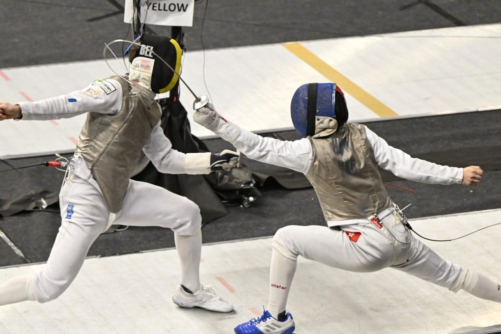 Teenager Harris Ho (right) was one of the standout performers at the FIE World Cup event. Photo: FIE