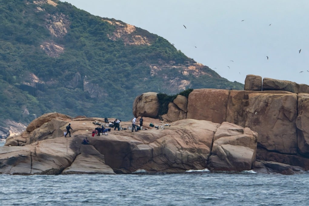 Green Hope Hong Kong says visitors had landed on an island in southern Hong Kong waters known as a breeding ground for a bird species. Photo: Handout