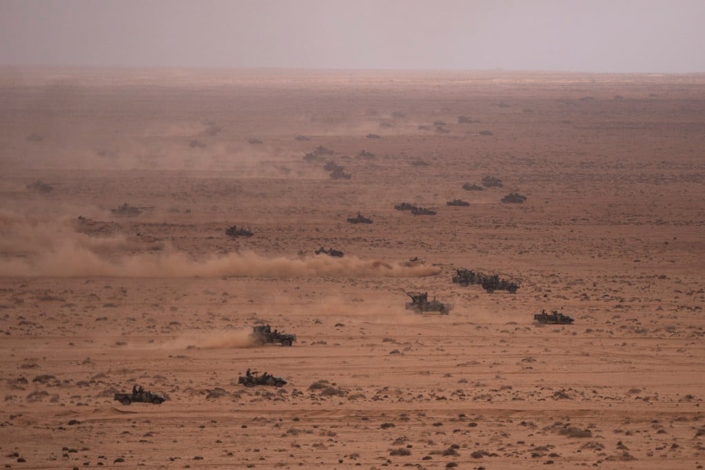 US and Moroccan military vehicles during the 2024 African Lion exercise. Photo: AP