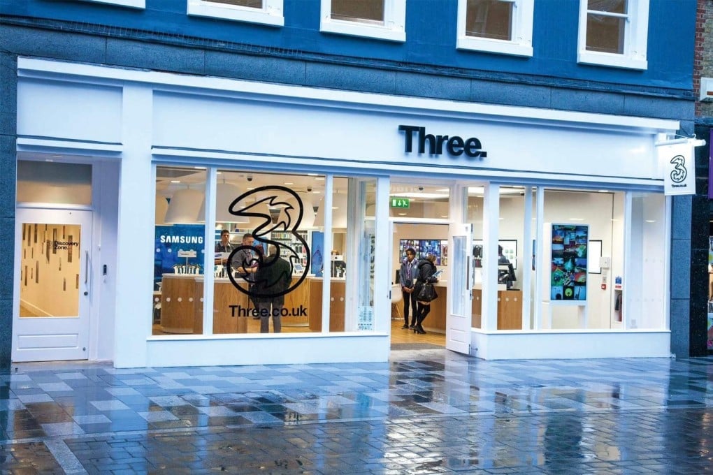 Hong Kong-listed conglomerate CK Hutchison has agreed to exit its 49 per cent stake in the UK’s largest mobile operator VodafoneThree. Photo: CK Hutchison