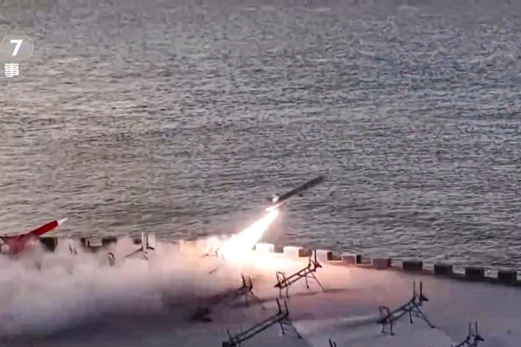 Footage of the “finalisation test”  was broadcast on state television. Photo: CCTV