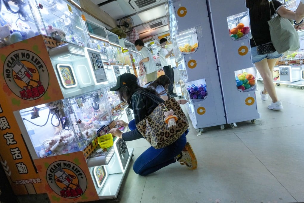 A claw machine store in Causeway Bay, Hong Kong, on May 4. Photo: Jelly Tse