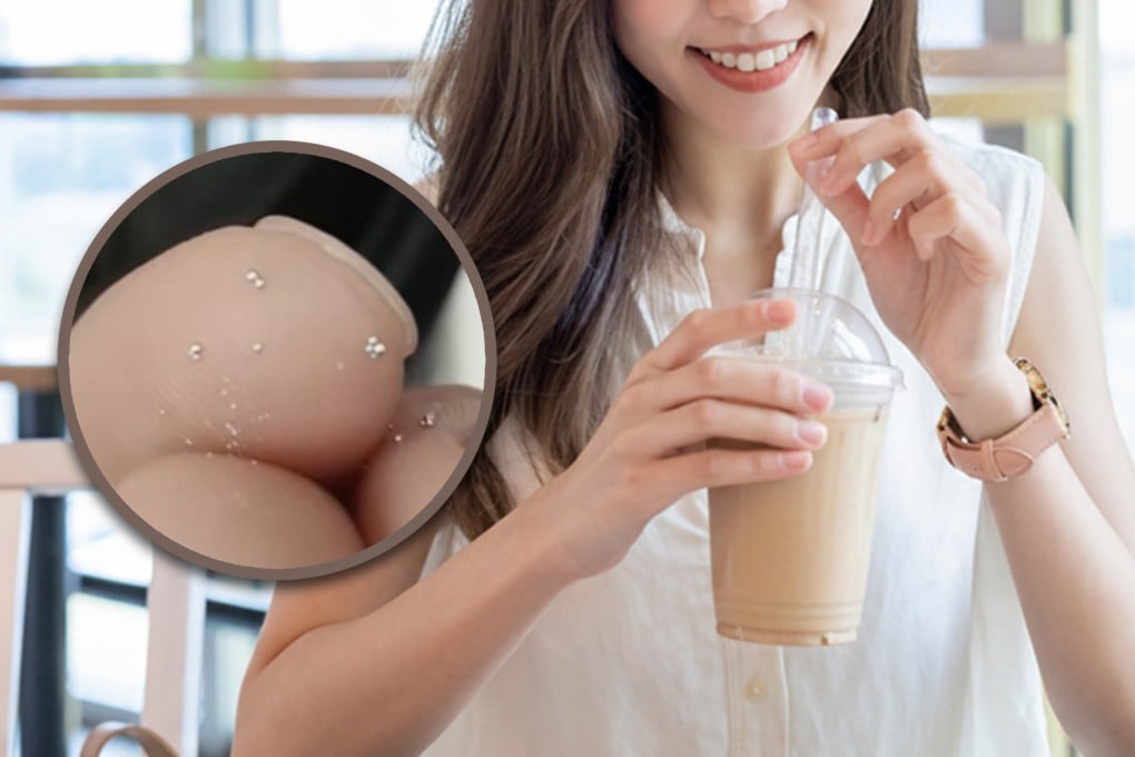 A Chinese woman who accused a milk tea shop of contaminating her drink with mercury later found out the heavy metal was planted by her boyfriend. Photo: SCMP composite/Shutterstock/Weibo