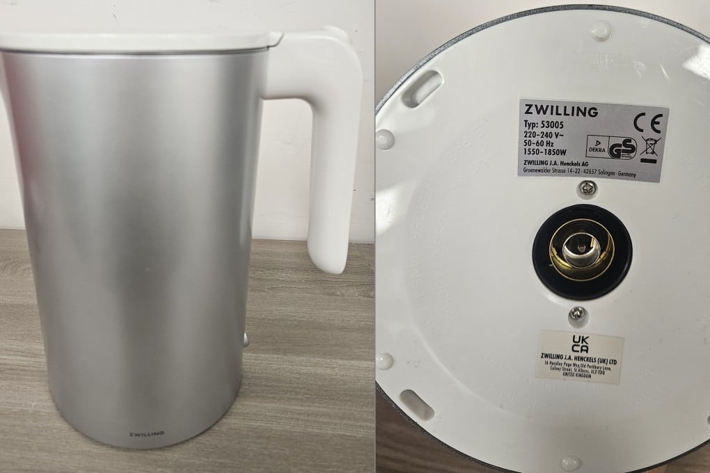 A Zwilling electric kettle (Model No: 53005) has been recalled by authorities over potential scalding risks. Photo: Handout