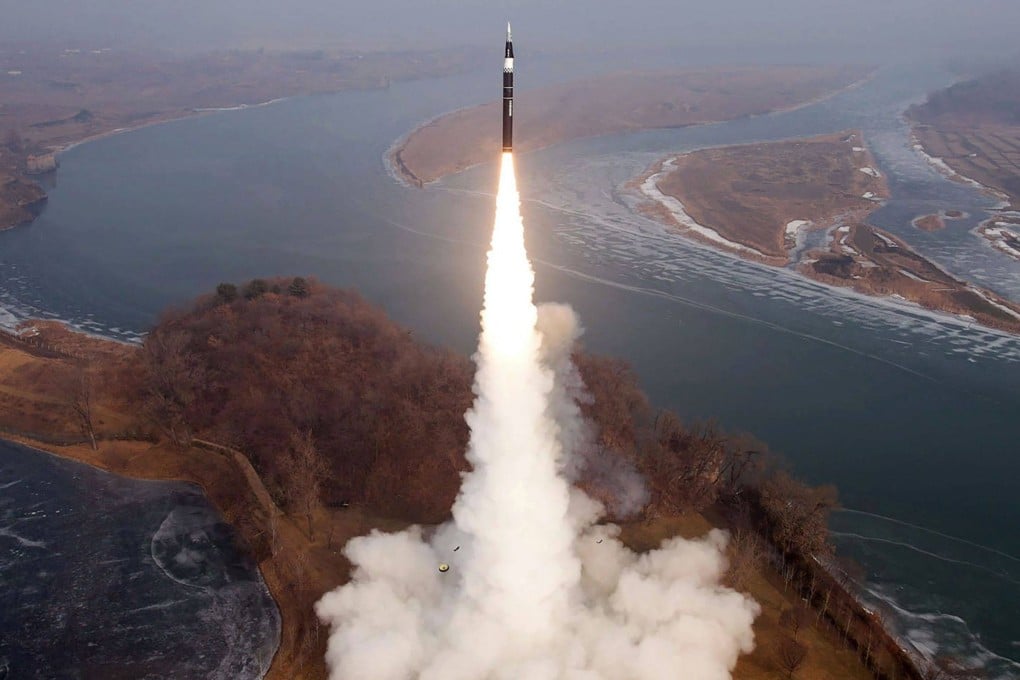 North Korea launches a hypersonic missile from an undisclosed location on January 6, 2025. Photo: KCNA/AFP