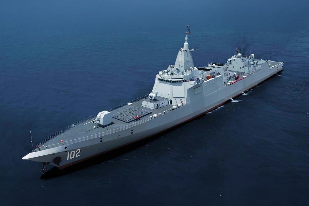 China’s Type 055 guided-missile destroyer, designated “Renhai-class” by Nato, is a cruiser-sized vessel with robust air-defence, anti-submarine and surface-warfare capabilities. Photo: Handout