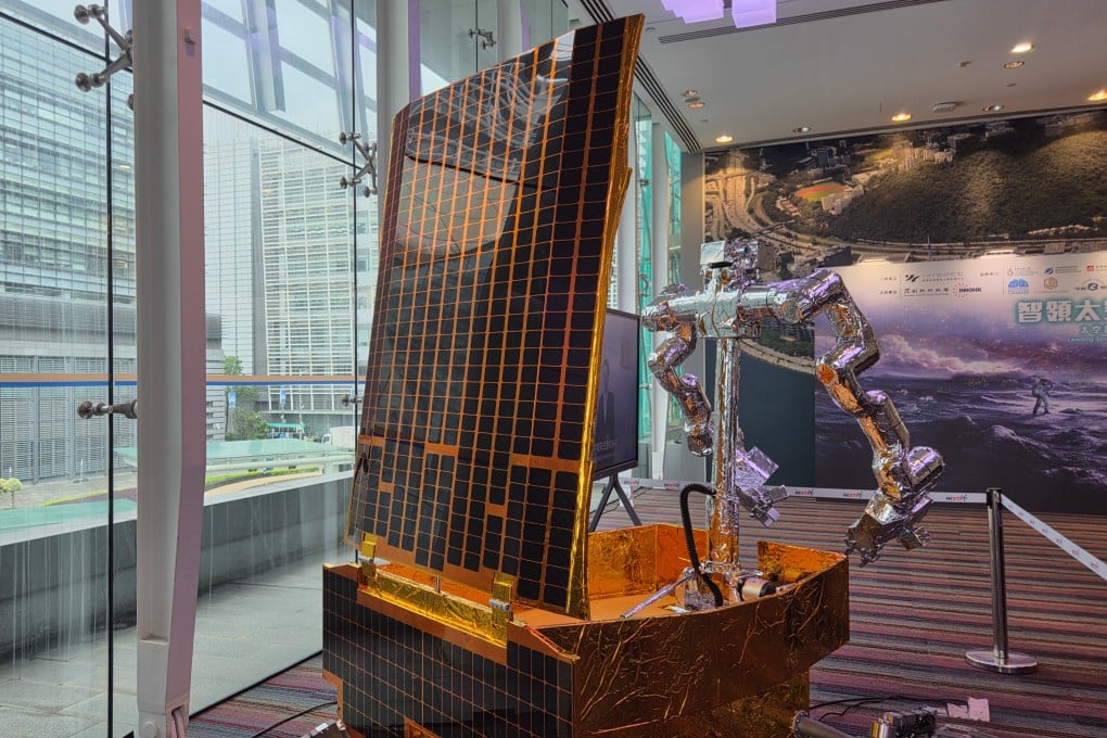 The robot will transport, deploy and install instruments and sensors at their designated lunar locations after the Chang’e-8 probe lands. The object pictured is a model. Photo: SCMP