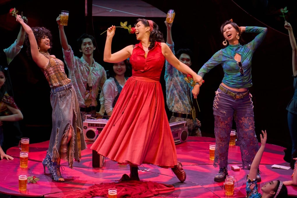 Marie Gautrot (centre) as Carmen in Opera Hong Kong’s fourth production of Georges Bizet’s masterpiece, at the Hong Kong Cultural Centre, in Tsim Sha Tsui, on May 7, 2026. Photo: Opera Hong Kong