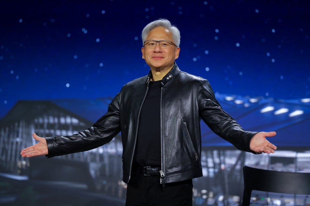 Jensen Huang, CEO of Nvidia, will reportedly travel to China with US President Donald Trump this week. Photo: Reuters