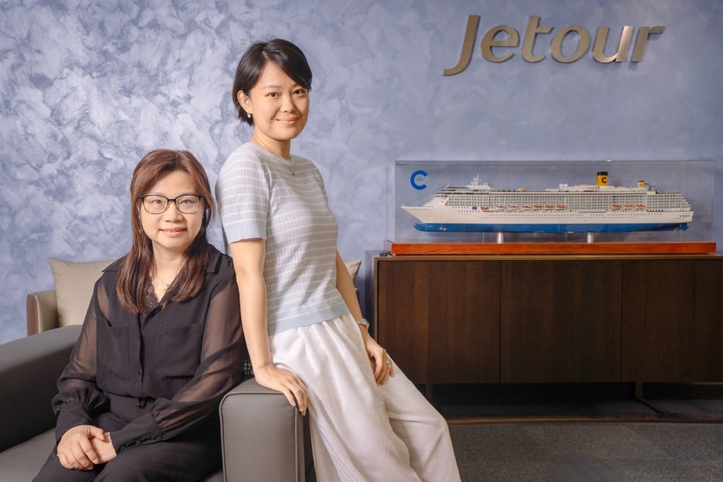 Jetour chief executive Shadow Lau (left) and chief operating officer Aurora Feng. Hong Kong. Photo: Alexander Mak