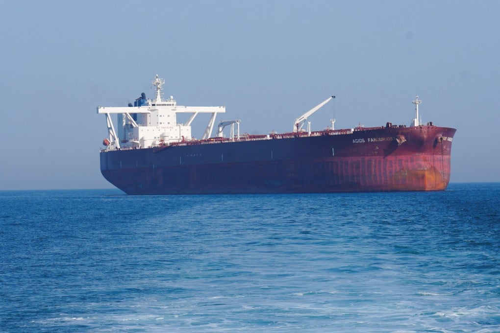 Agios Fanourios I arrives in Iraq’s territorial waters off Basra for loading on April 17. Photo: Reuters