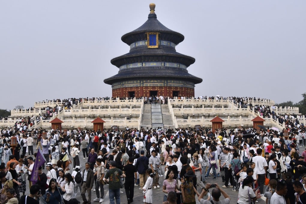 US President Donald Trump is expected to tour Beijing’s historic Temple of Heaven on Thursday as part of his state visit to China. Photo: Xinhua