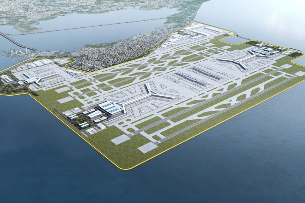 An artist's impression of the Sangley Point International Airport project. Photo: Handout