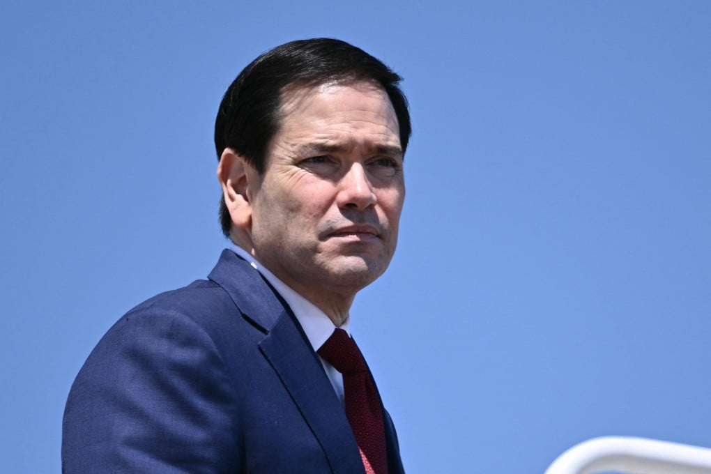 US Secretary of State Marco Rubio boards Air Force One as he departs for a three-day state visit to China. Photo: AFP