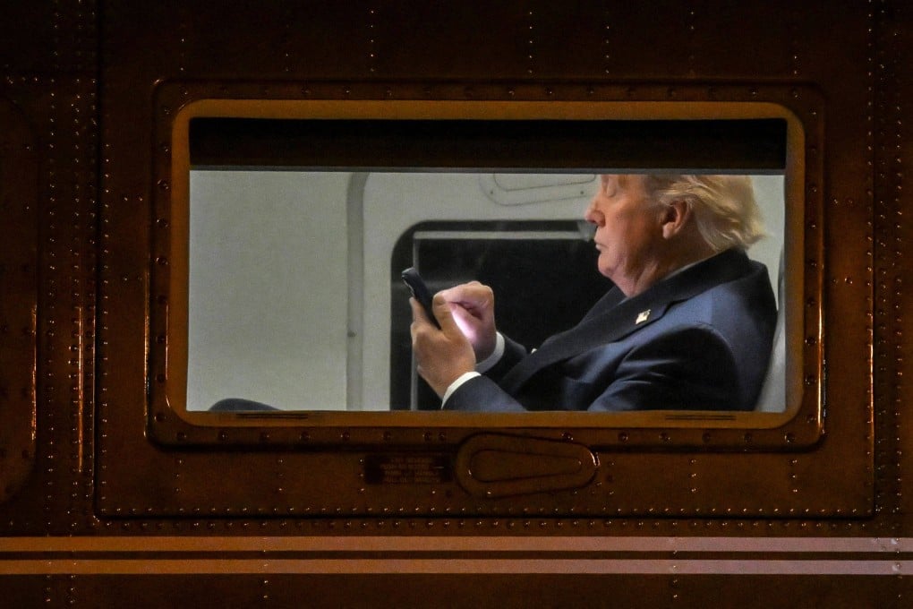 US President Donald Trump has made only a handful of social media posts in the past three days. Photo: AFP