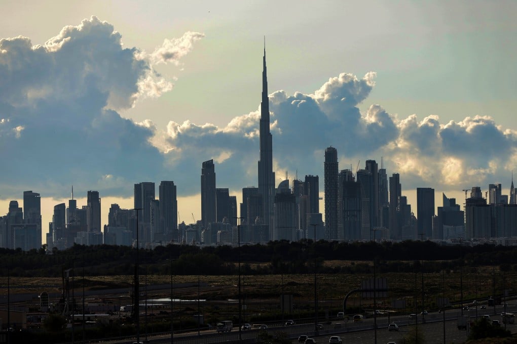The Dubai skyline featuring the Burj Khalifa. The UAE’s AI strategy is structured around deep, capital-intensive investments and the development and export of large language models to underserved markets. Photo: EPA-EFE