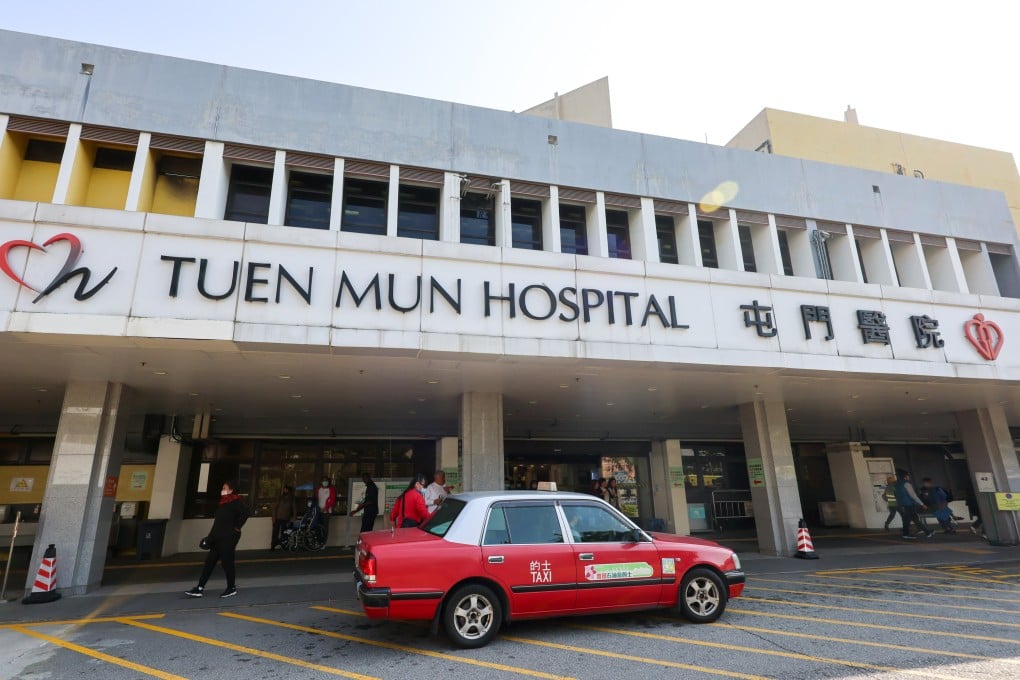 The elderly man was admitted to Tuen Mun Hospital last week. Photo: Jelly Tse