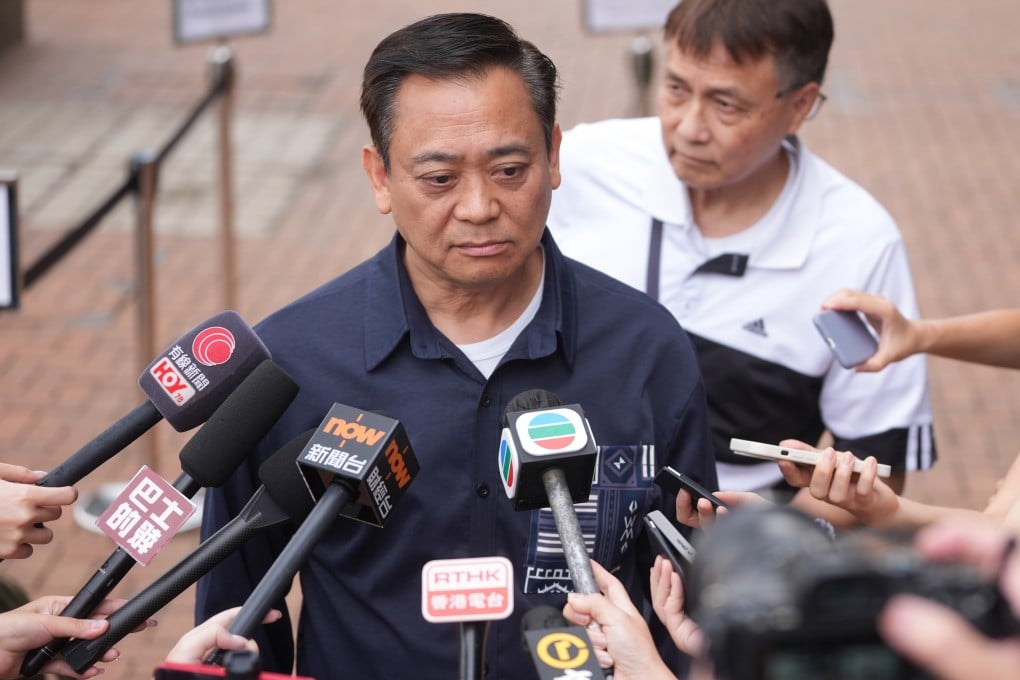 Jason Kong, a former management committee member of the owners’ corporation at Wang Fuk Court, has been arrested alongside his wife on suspicion of conspiracy to defraud and money laundering. Photo: Elson Li