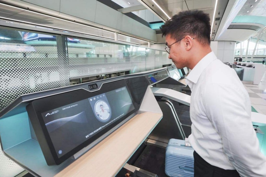 A self-service check-in counter at the revamped Terminal 2. Photo: Handout