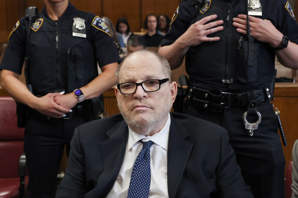 Harvey Weinstein appears in Manhattan criminal court on Friday. Photo: AP