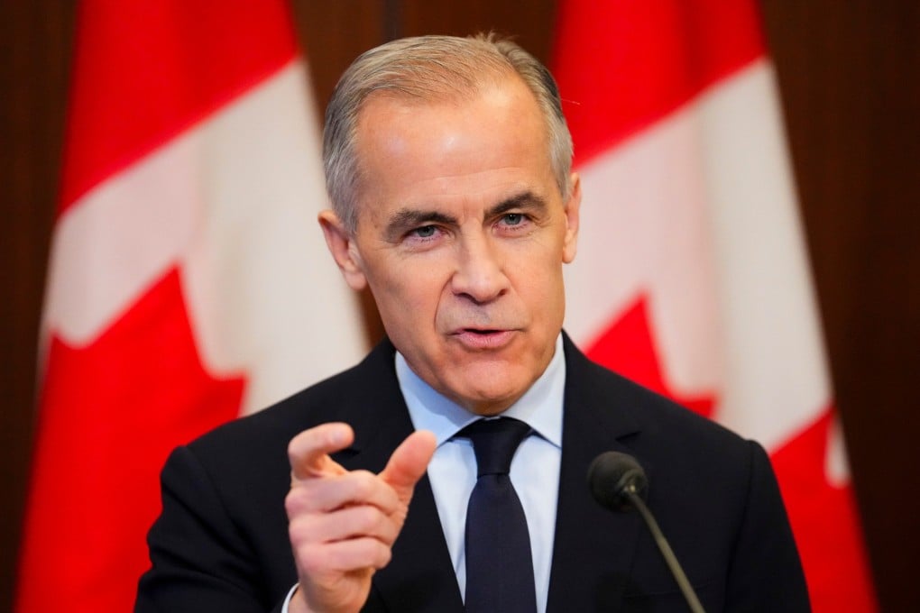 Canada’s Prime Minister Mark Carney makes an announcement on Parliament Hill in Ottawa on Thursday. Photo: The Canadian Press via AP