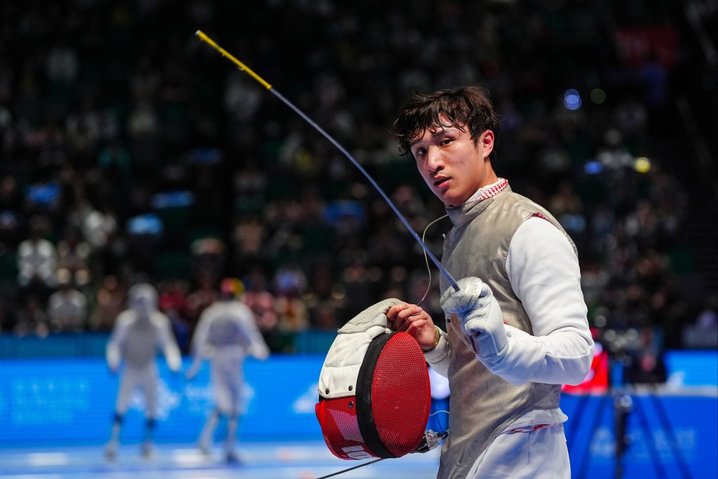 World No 1 Ryan Choi, here at the National Games last year, lost to an opponent who had not beaten him since before Covid. Photo: Elson Li