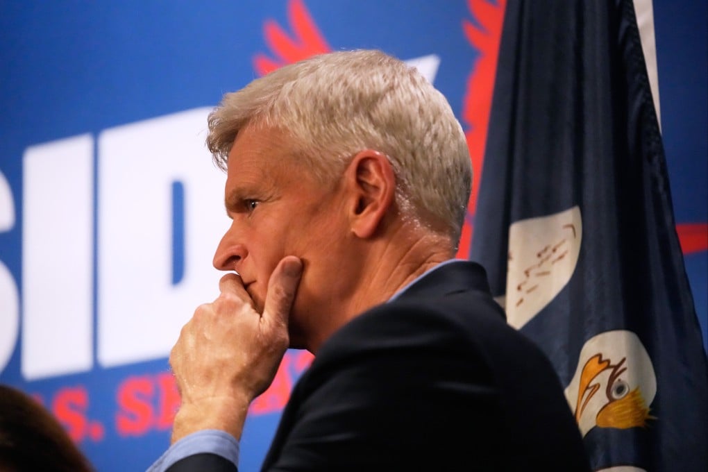 US Senator Bill Cassidy greets supporters at a campaign stop in Metairie, Louisiana, on May 5. Photo: AP