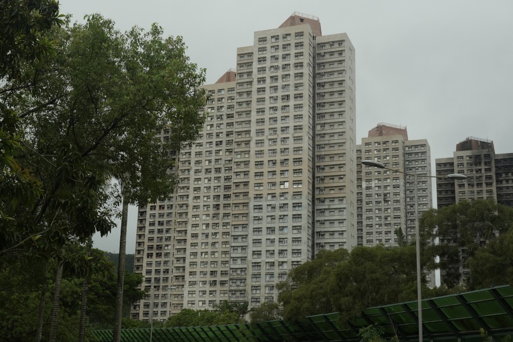Wang Chi House (centre) of Wang Fuk Court in Tai Po. Photo: Sun Yeung