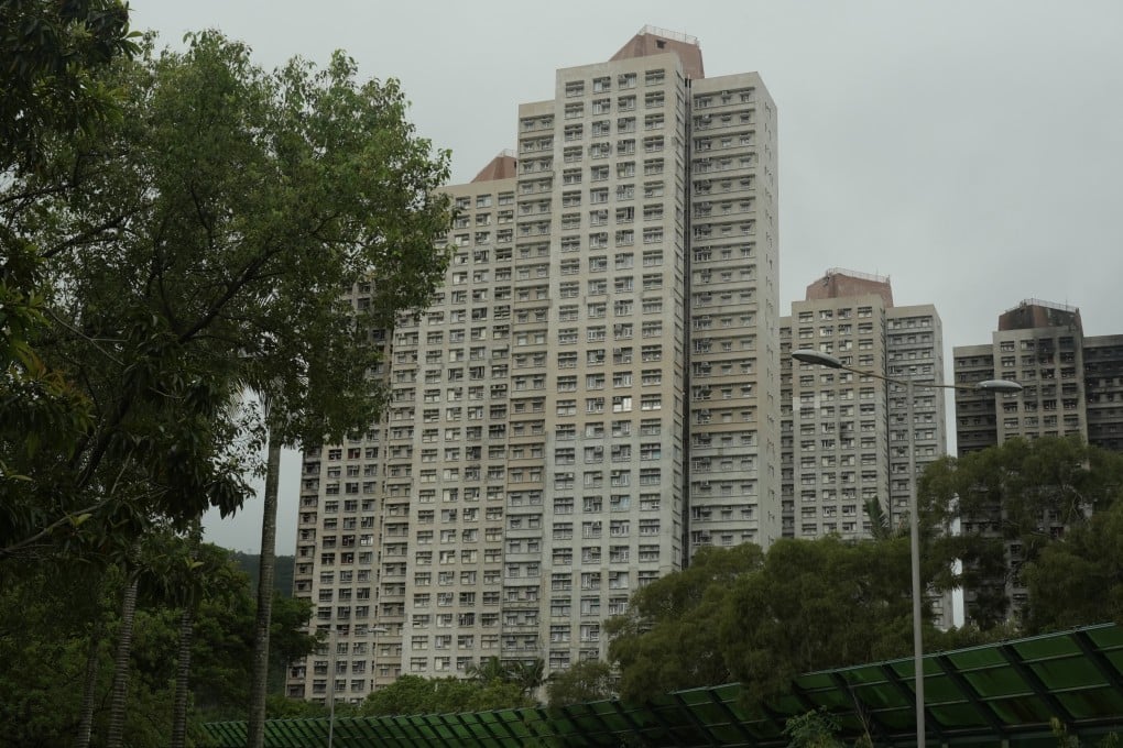 Wang Chi House (centre) of Wang Fuk Court in Tai Po. Photo: Sun Yeung
