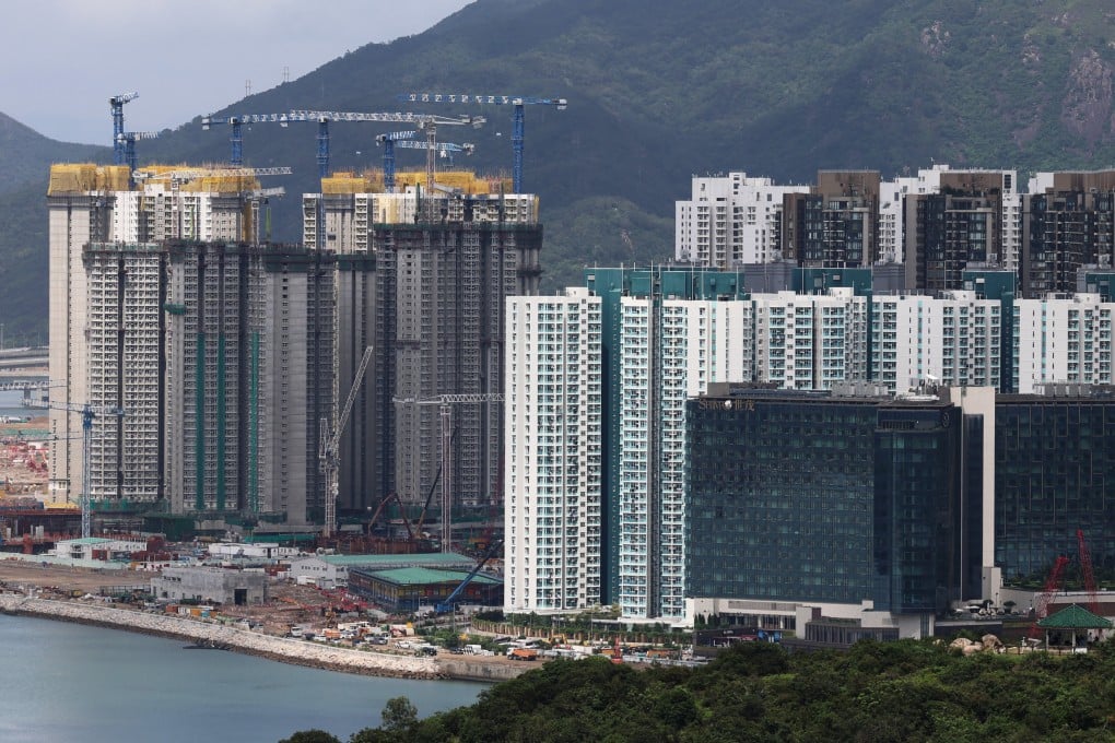The Tung Chung New Town Development is seen in 2024. Photo: Jelly Tse