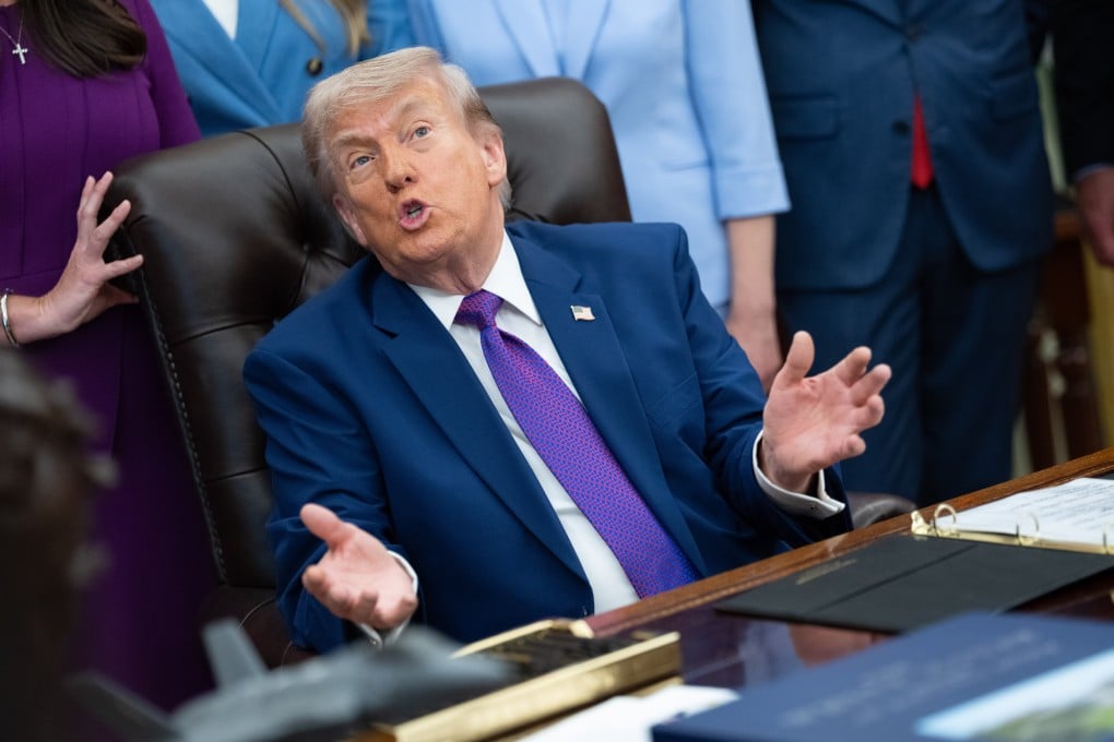 US President Donald in the Oval Office of the White House in Washington. Photo: EPA