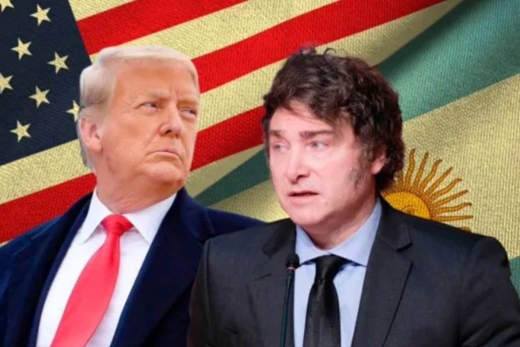 Argentine President Javier Milei (right) has moved closer to US President Donald Trump as Argentina winds down much of its Chinese swap line.Photo: Getty Images