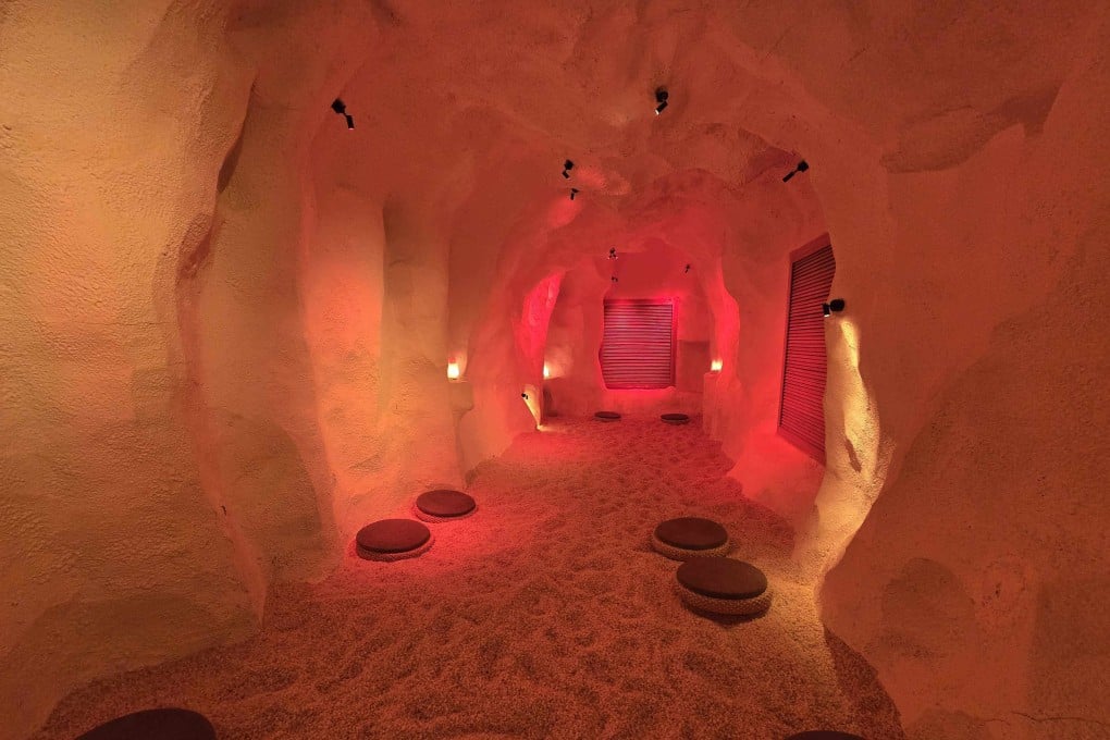 The Himalayan salt room is just one of the relaxing features at Tangqi Tangquan Life Tenz spa in Shenzhen, where a Hong Kong couple spent the night to see what else is on offer besides massages and pools. Photo: Ginny Wong