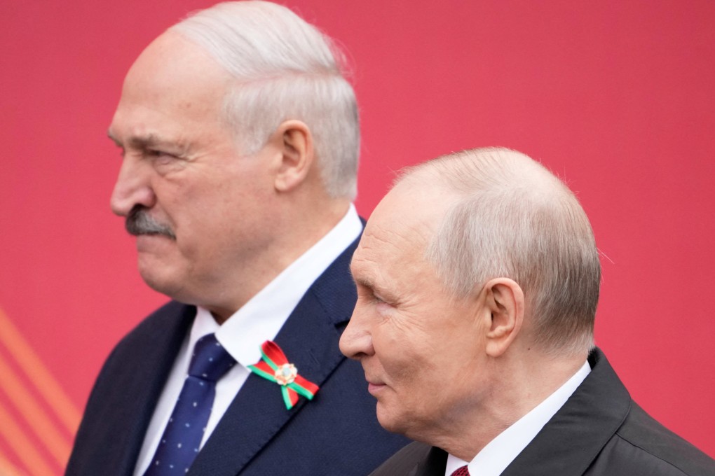 Belarusian President Alexander Lukashenko and Russian President Vladimir Putin. Photo: Reuters