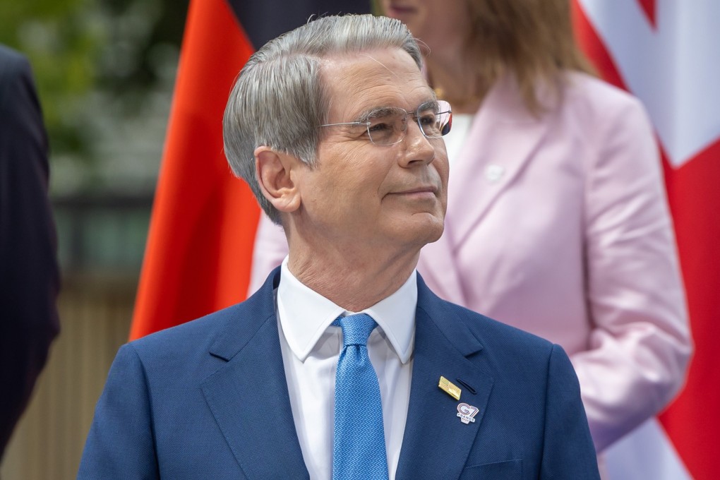 US Treasury Secretary Scott Bessent at the G7 finance ministers and central bank governors meeting in Paris, France on Monday. Photo: EPA