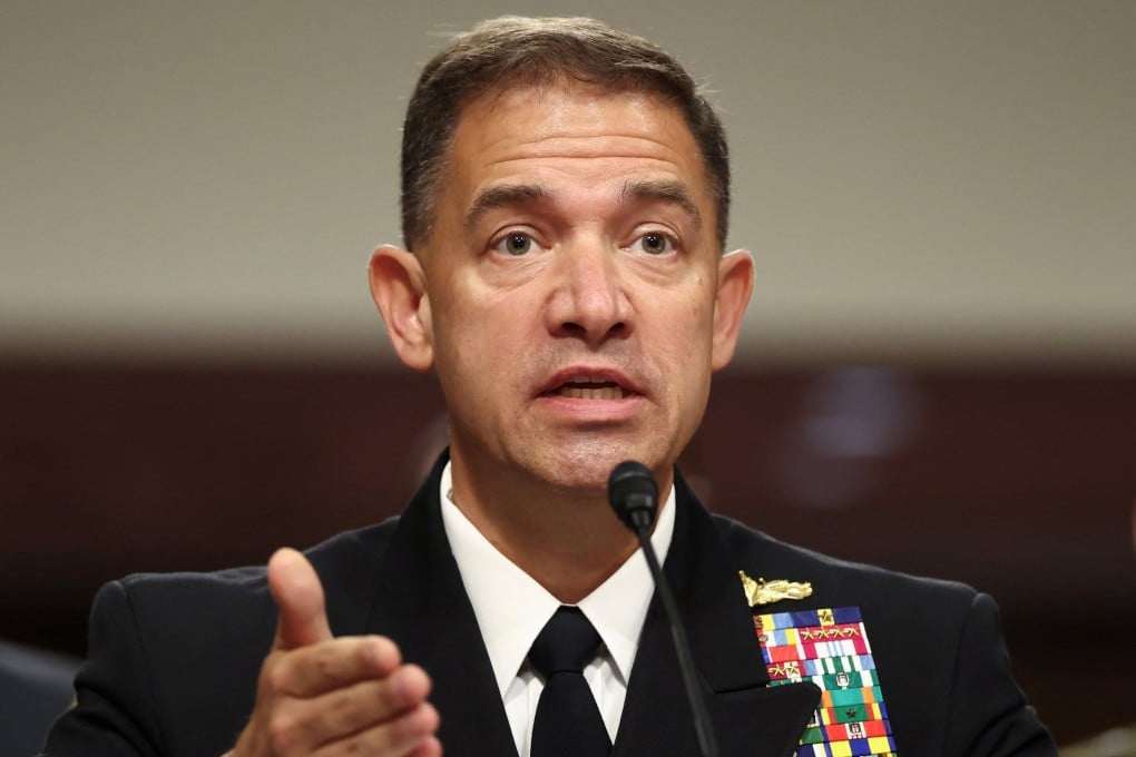 US CENTCOM Commander Admiral Brad Cooper testifies before lawmakers in Washington on Thursday. Photo: Reuters