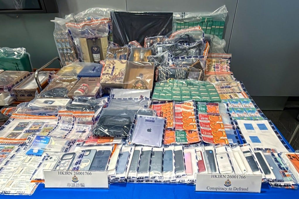 Evidence seized during the operation. Photo: Handout