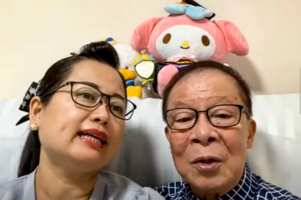 Mrs and Mr Ho became famous after appearing on a prime-time television programme in 2024, but their relationship deteriorated soon after. Photo: YouTube