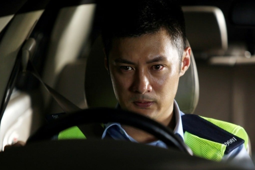 Shawn Yue in a still from Motorway (2012), a cops-and-robbers revenge tale that puts car handling at its centre and one of the titles on our list of the films featuring Hong Kong’s best car stunts.