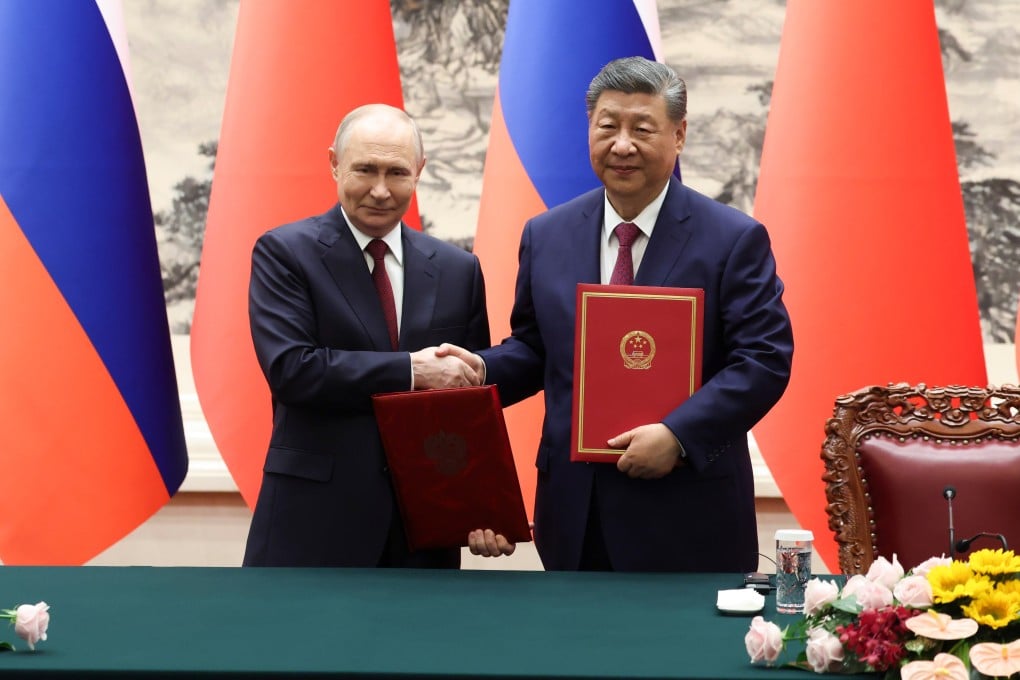 Most of the deals signed between Russian President Vladimir Putin (left) and Chinese President Xi Jinping on Wednesday are symbolic, according to analysts. Pool photo: Reuters via AP