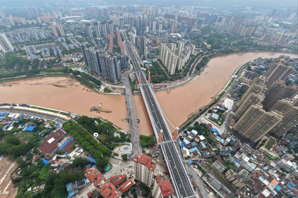 The Pinglu Canal runs through Qinzhou in China’s southern Guangxi region. Photo: Xinhua