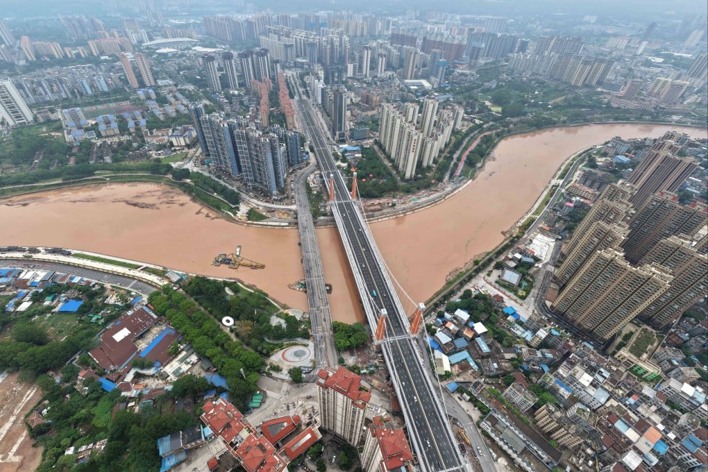 The Pinglu Canal runs through Qinzhou in China’s southern Guangxi region. Photo: Xinhua
