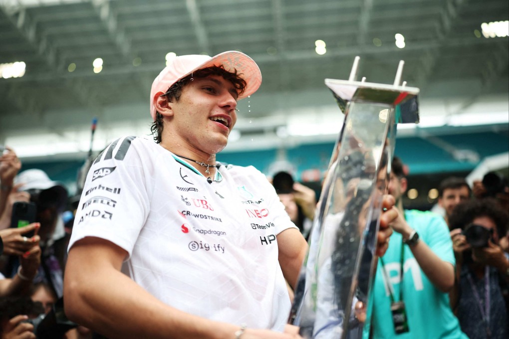 Mercedes driver Kimi Antonelli won the Miami Grand Prix earlier this month, his third win of the season. Photo: AFP