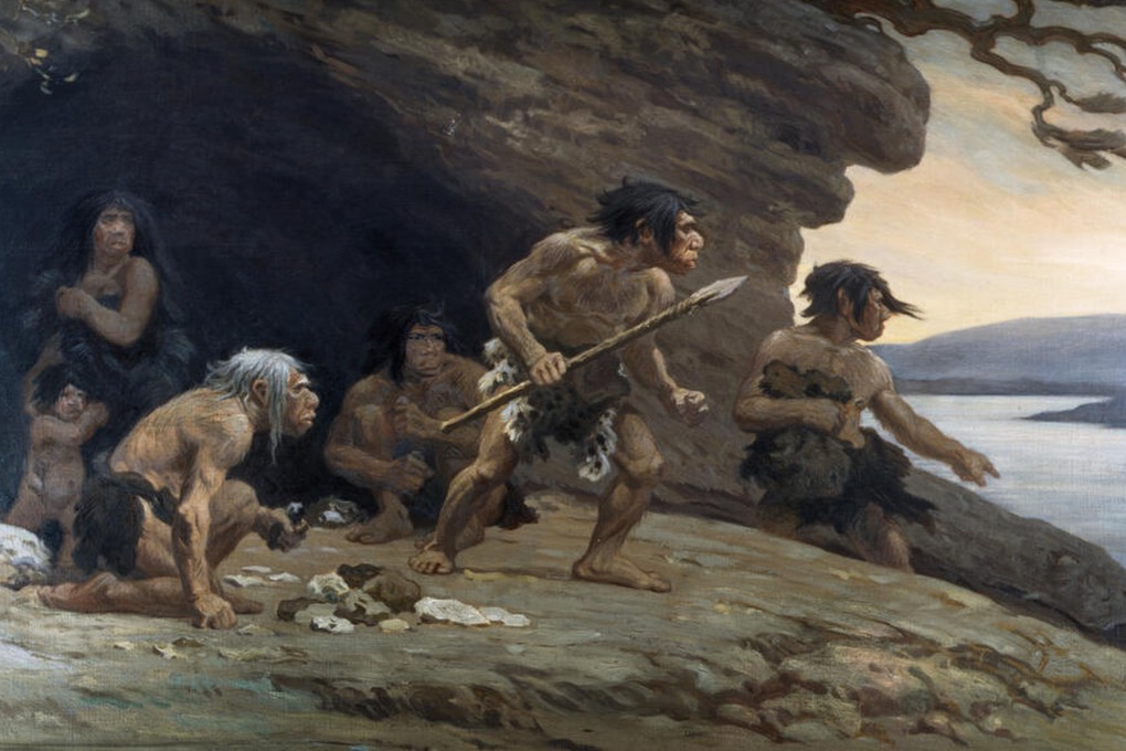To survive harsh environments and support their communities, ancient humans developed group hunting and sophisticated tools. Photo: Wikipedia