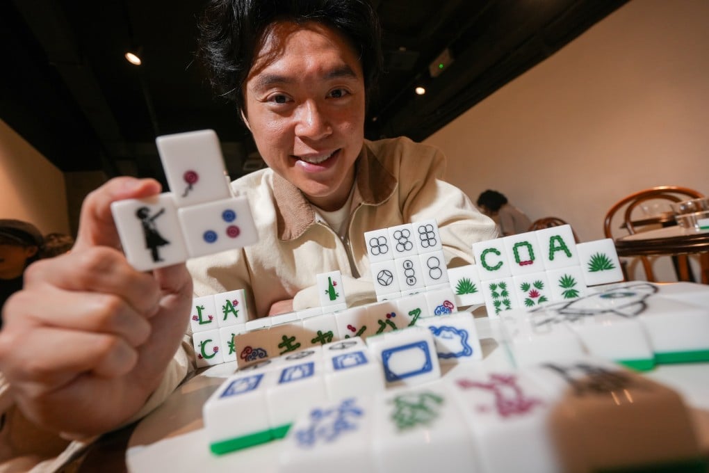 Daniel Wu, aka Mr Mahjong, is a Hong Kong-based contemporary artist and designer focused on traditional mahjong culture. His first outdoor “exhibition” takes over a street in Hong Kong. Photo: Sun Yeung