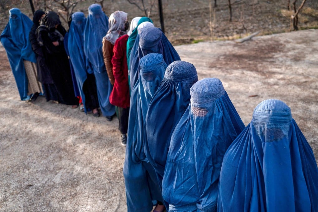 Afghan burqa-clad women in Kabul. Photo: AFP